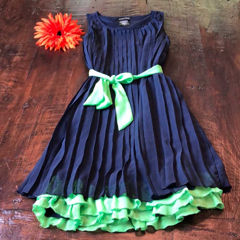 Girls blue dress
